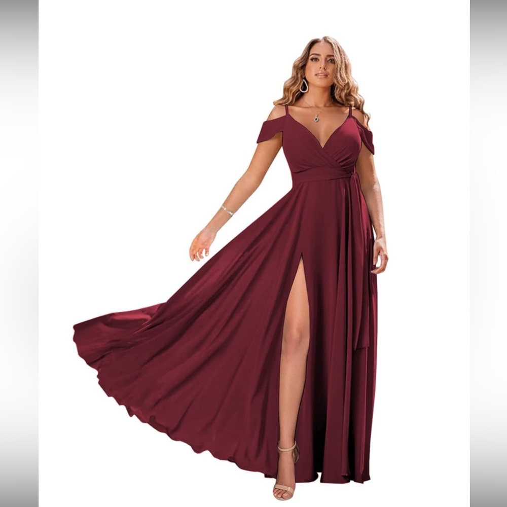 Long Burgundy Dress
 Size: 16W